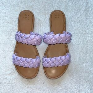 Lavender sandals